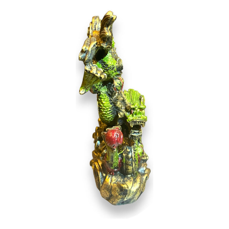 Chinese Year Dragon Resin Figure 11cm Feng Shui