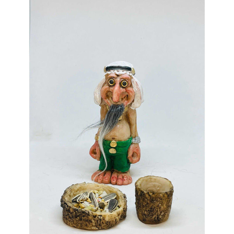 Troll Money (jalil) + Feeder 11 Cm Resin Figure.