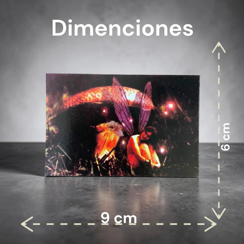 Estampas Coleccionables Esoterismo 5 Piezas Iguales Por Pac Hada Con Hongo Mitologia by HEREJE