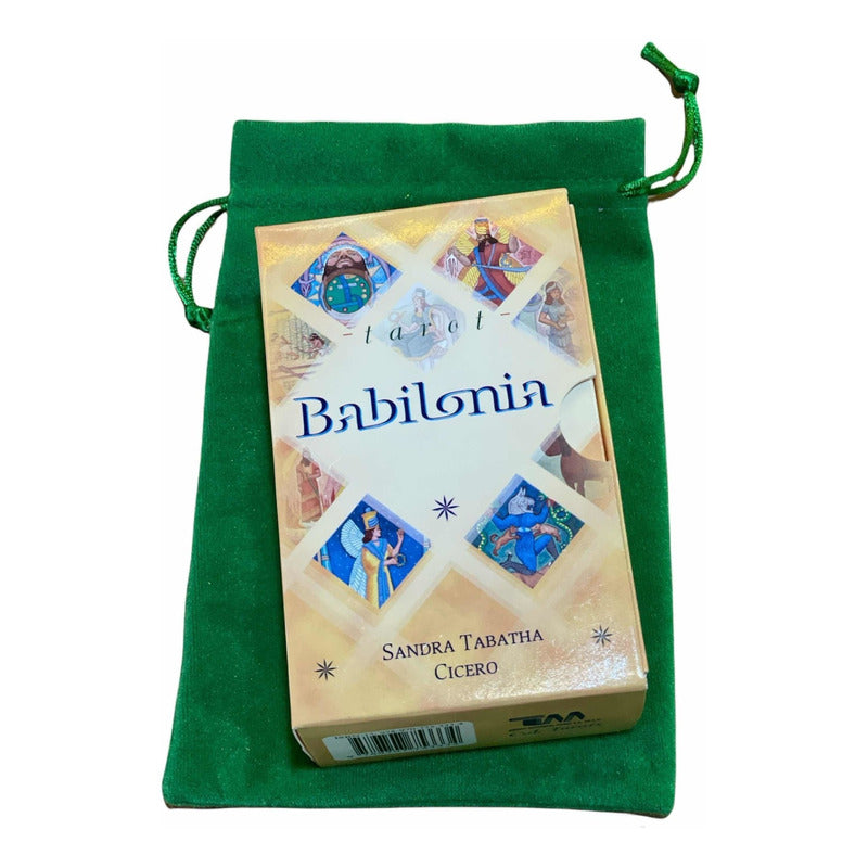 Tarot Babylon + book + Original Oracle bag 12.5 Cm High
