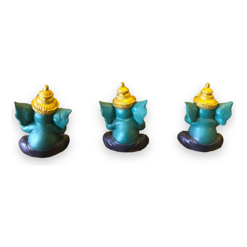 Set of 3 Ganesh 10cm