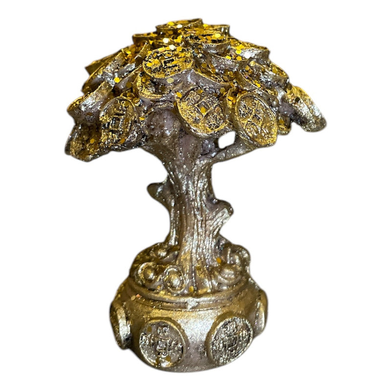 Coin Tree 7cm Resin Figure For Abundance
