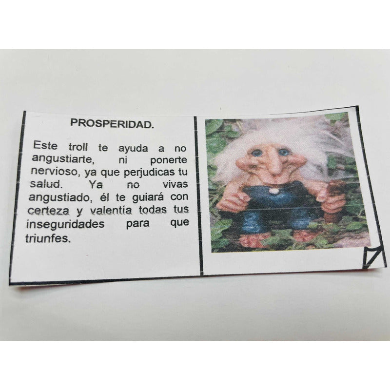 Troll Prosperidad + Comedero 10 Cm Figura Resina Nacional
