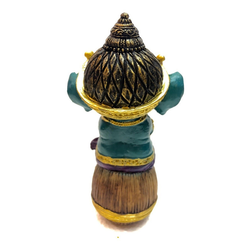 Ganesh-Baby im Fass, 14,5 cm, Nationalharz