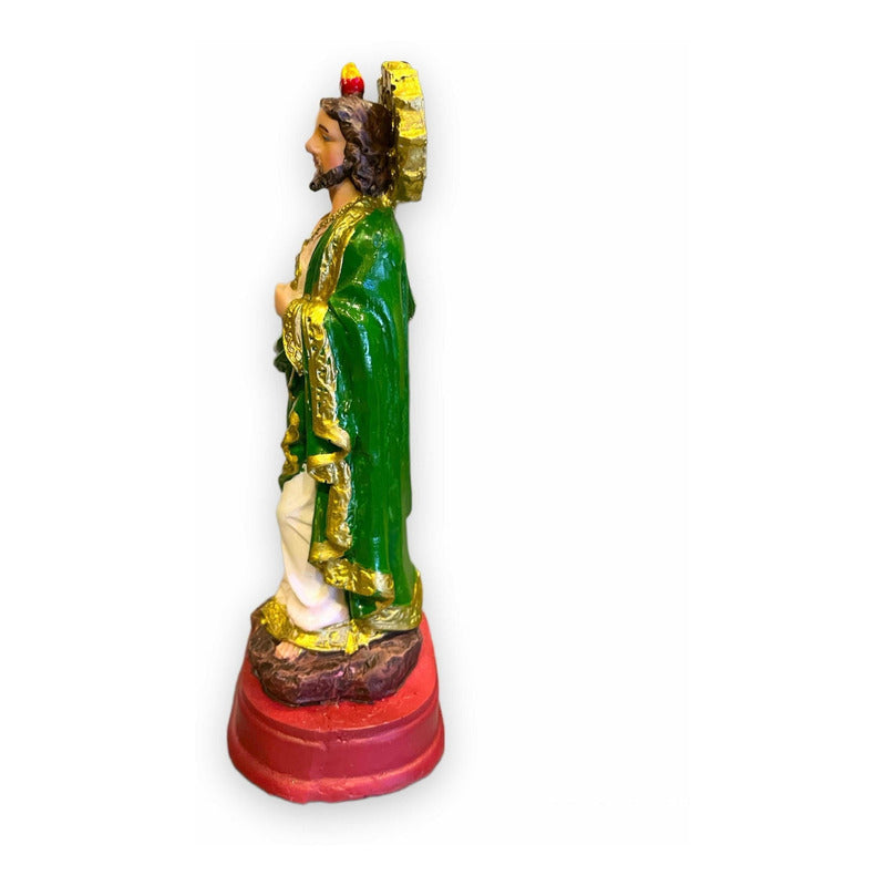 Saint Jude Thaddeus Resin Sculpture Handmade 14.4x5x6.4cm