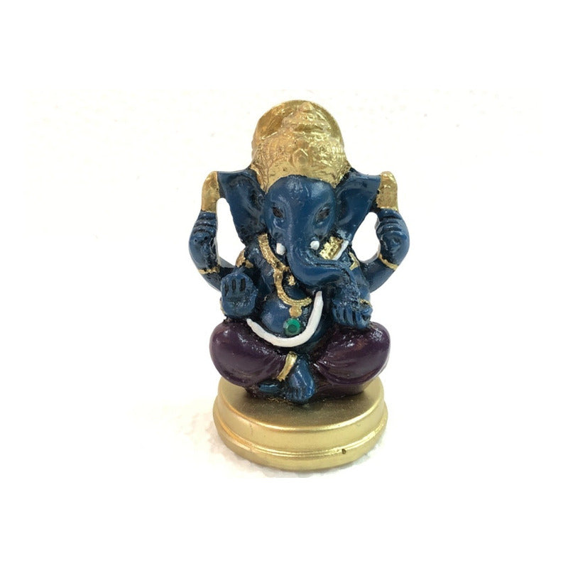 Ganesh 8.5 Cm National Resin Hand Painted