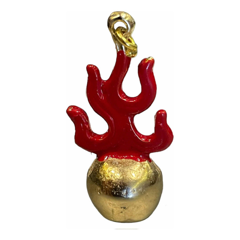 Fireball Feng Shui Amulet Gold Plated 3 cm High
