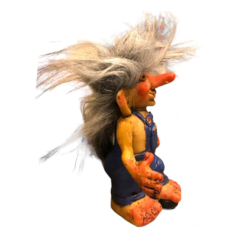 Troll Aleja Enemigos +comedero+semillas+tarjeta 9cm Azul Marino