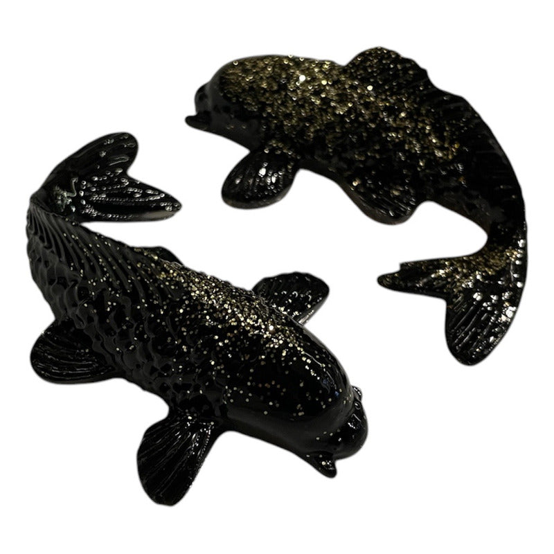 Carp, Ajowana, Fish of Abundance Crystal Resin Sculpture