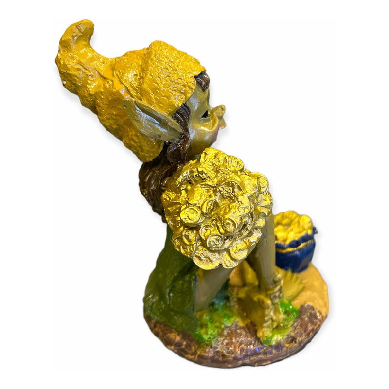 Elf Horn of Plenty Backpack 11.5x8x8cm Sculpture.