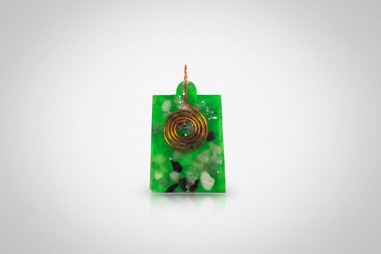 Orgonita Colgante Dije Amuleto Limpia La Energía Rectangulo by HEREJE