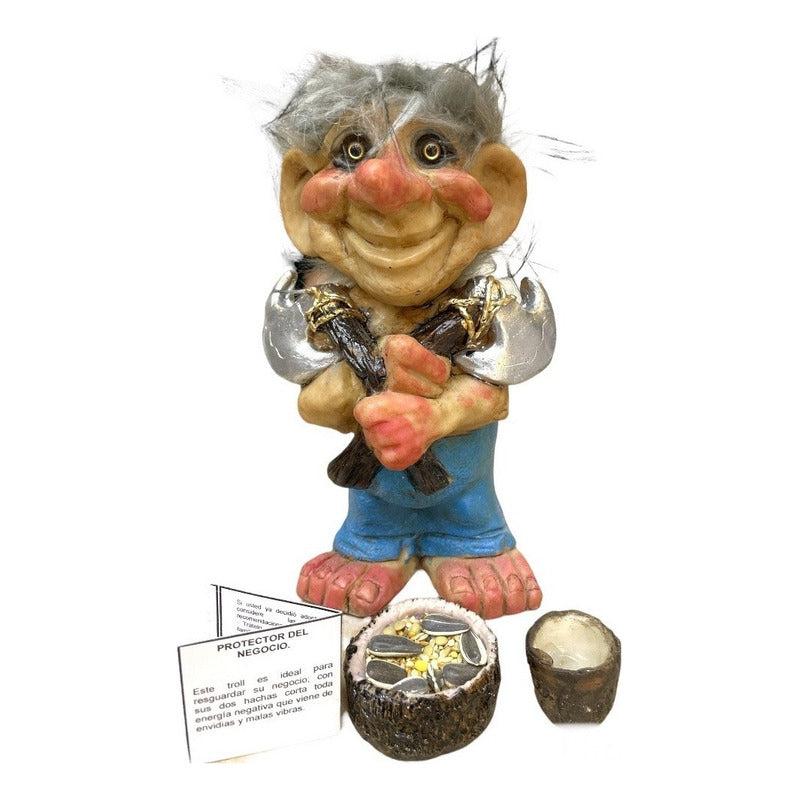 Troll Mediano + Comedero + Bebedero +semillas Varios Modelos