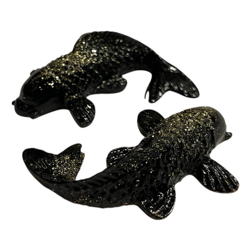 Carp, Ajowana, Fish of Abundance Crystal Resin Sculpture