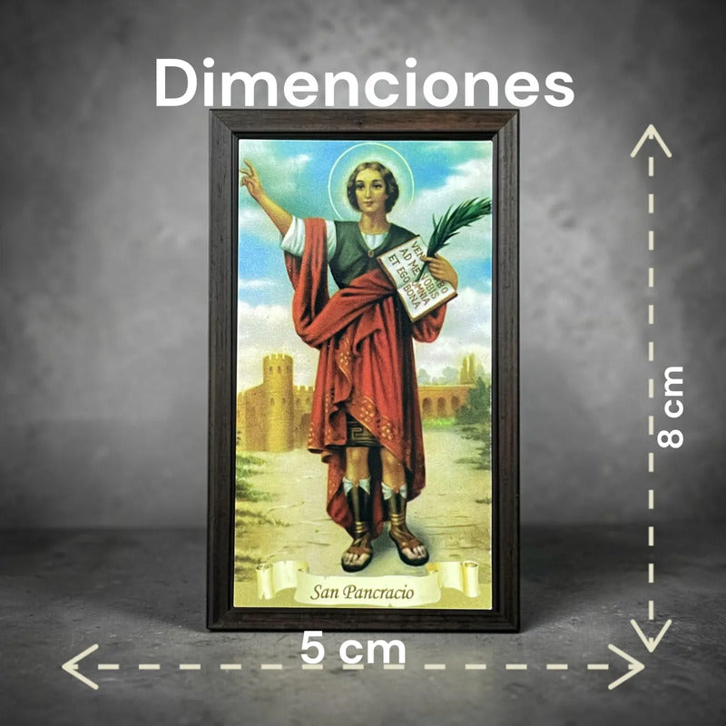 Estampas Coleccionables Esoterismo 5 Piezas Iguales Por Pac San Pancracio Religióso by HEREJE