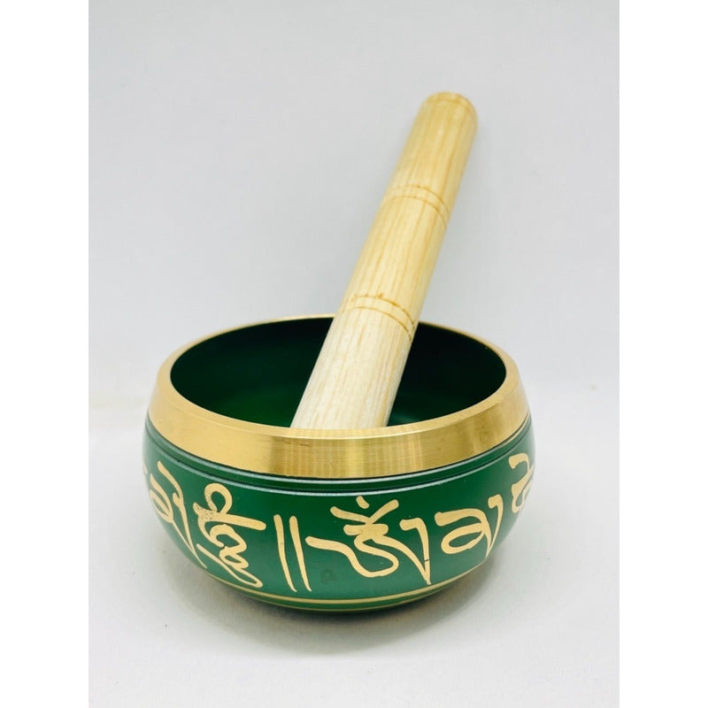Tibetan Singing Bowl 95mm Diameter 7 Metals Imported Cleaning