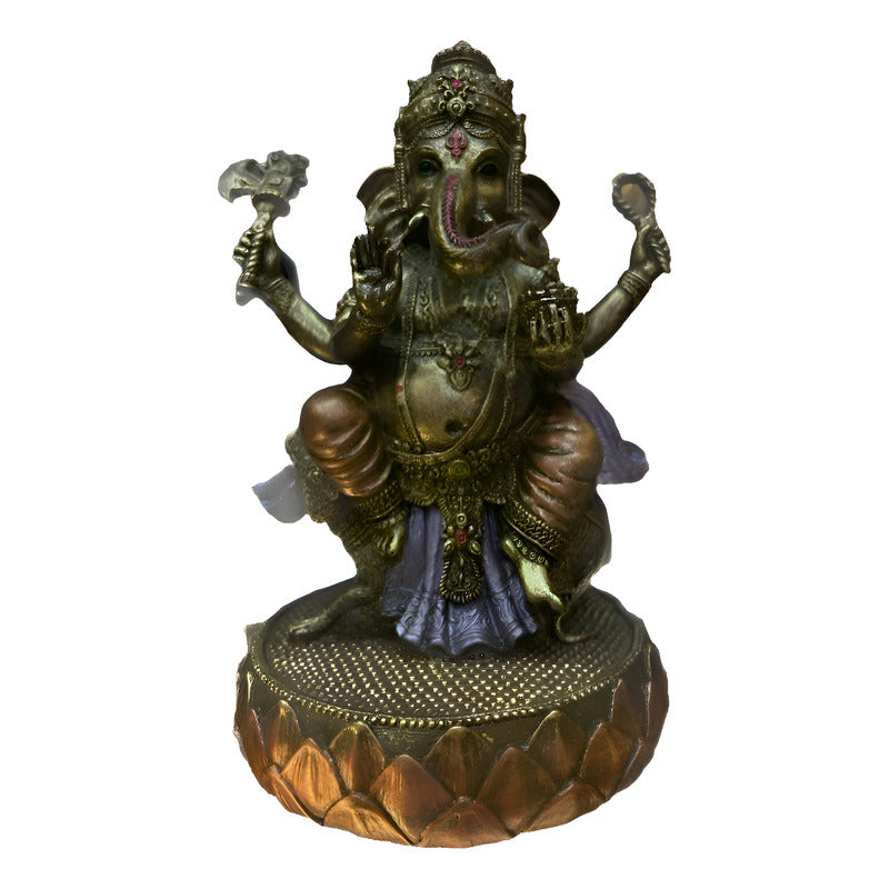 Ganesh Mouse Resin Statue 20 Cm Height.