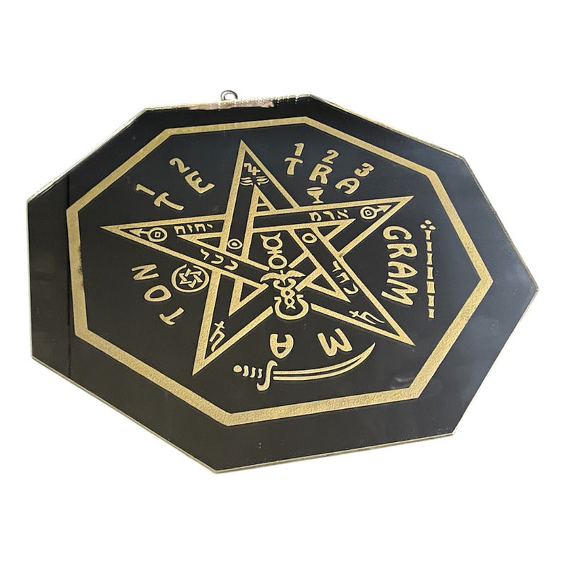 Tetragrammaton 30cm Engraved Mirror