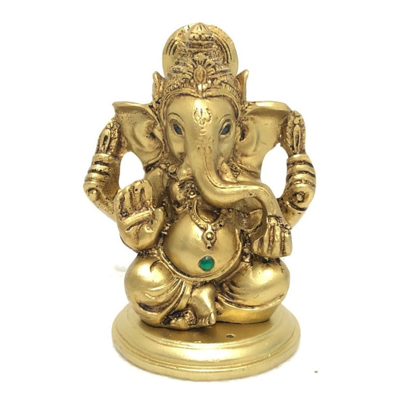 Ganesh 8.5 Cm National Resin Hand Painted