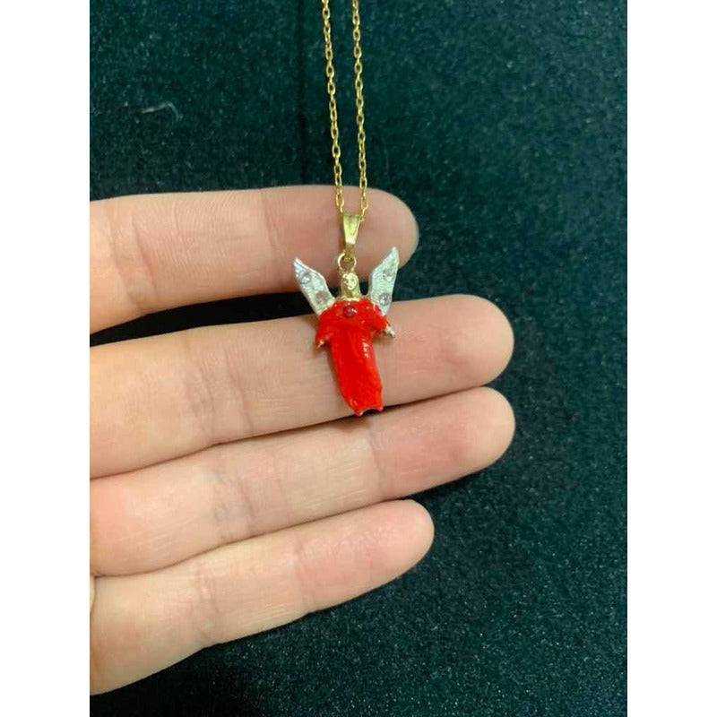 Archangel Uriel Gold Plated Pendant or Pin