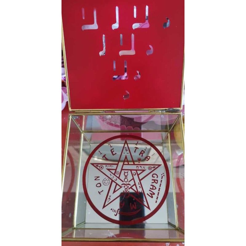 Tetragrammaton Kristalldose 15 cm