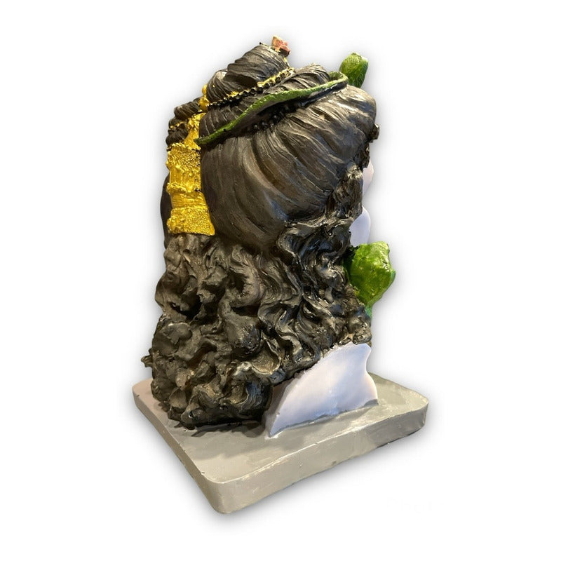 Ganesh Shiva Parvati Familia Sagrada Figura De Resina 21.5cm