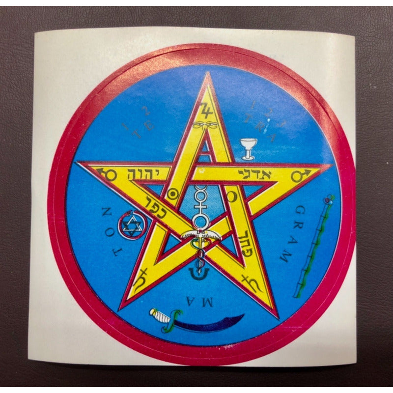 Tetragrammaton Decal Print Stickers 9cm