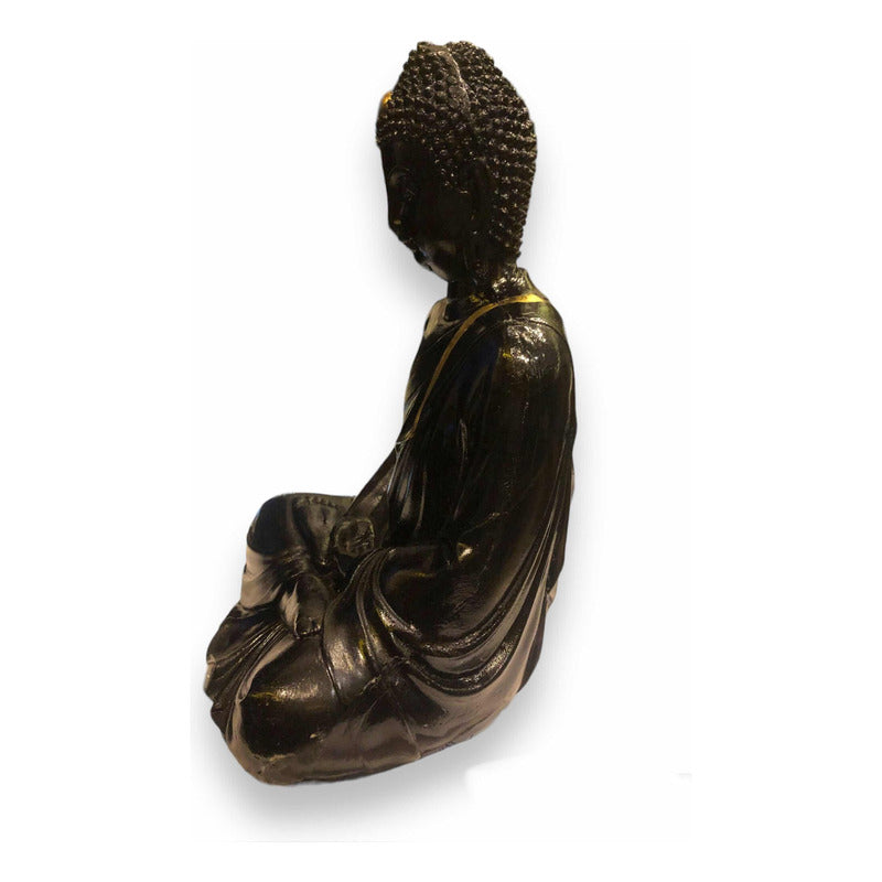 Large Black Buddha 27 cm