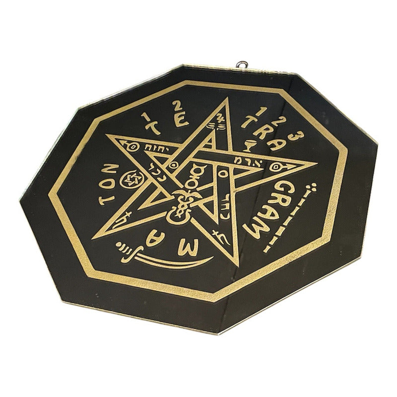 Tetragrammaton 30cm Engraved Mirror