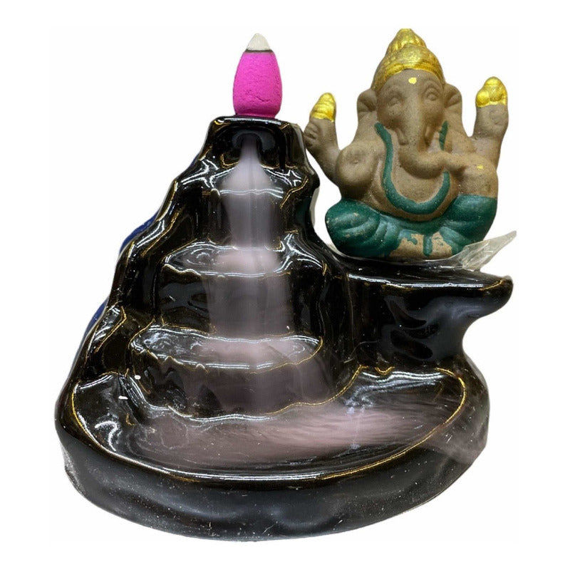 Incense Burner Waterfall Smoke Various Models + 10 Cones
