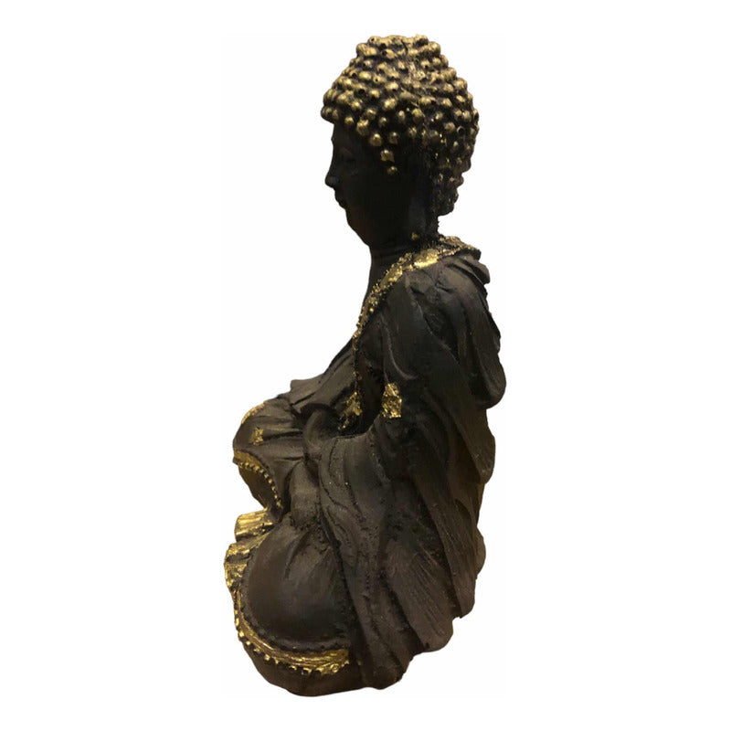 Buddha Black Mat 13x9x6