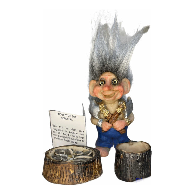 Business Protector Troll + feeder + seeds + 10 cm card