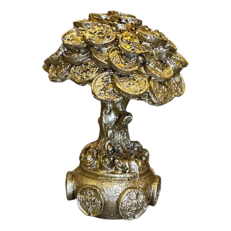 Coin Tree 7cm Resin Figure For Abundance