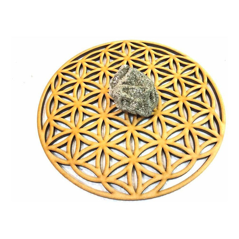 Flor De La Vida Mdf, Madera 20.5cm Cortada En Láser 5mm Gros