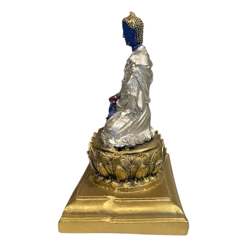 Buddha of Health and Meditation 15 cm Resin Sculpture