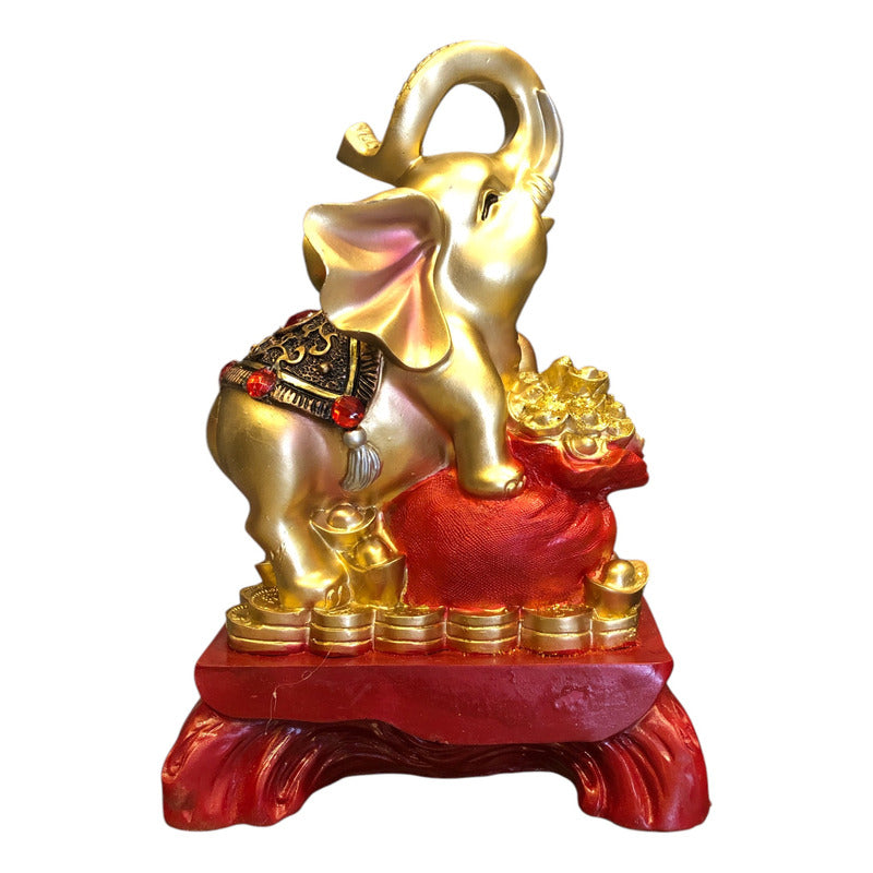Original Elephant with Backpack Sculpture - Lety Items