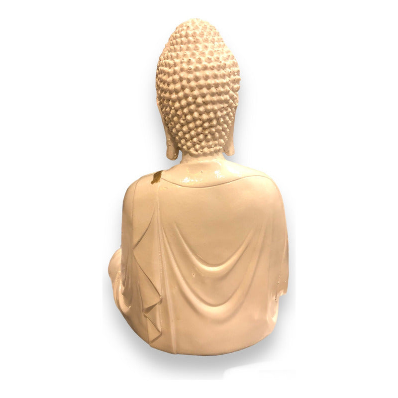 Large White Buddha 27cm