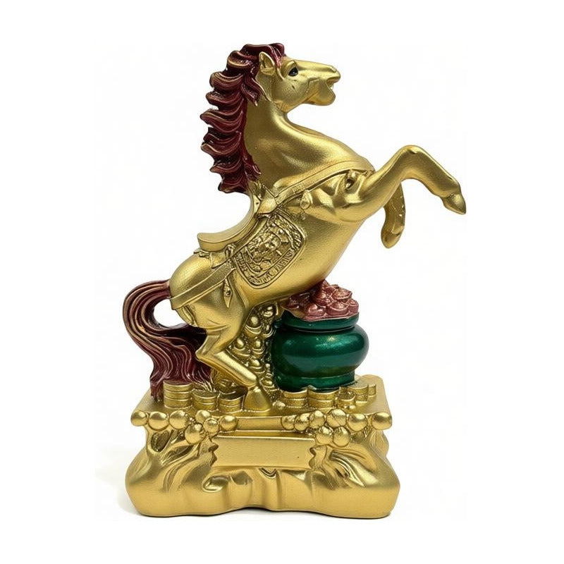 Caballo Figura De Resina Año Chino 8x5cm