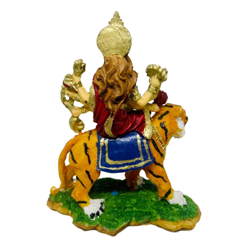 Durga Hindu-Göttin Harzfigur 15,5 cm