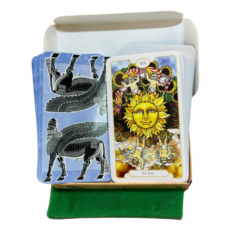 Tarot Babylon + book + Original Oracle bag 12.5 Cm High