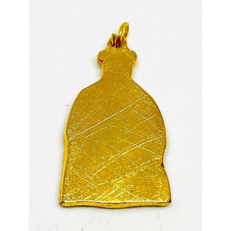 Grand Duke General Yan Xin Feng Shui Amulet Gold Plated 3.5cm