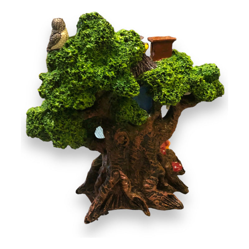 Smoke Waterfall Small Resin Tree 16cm