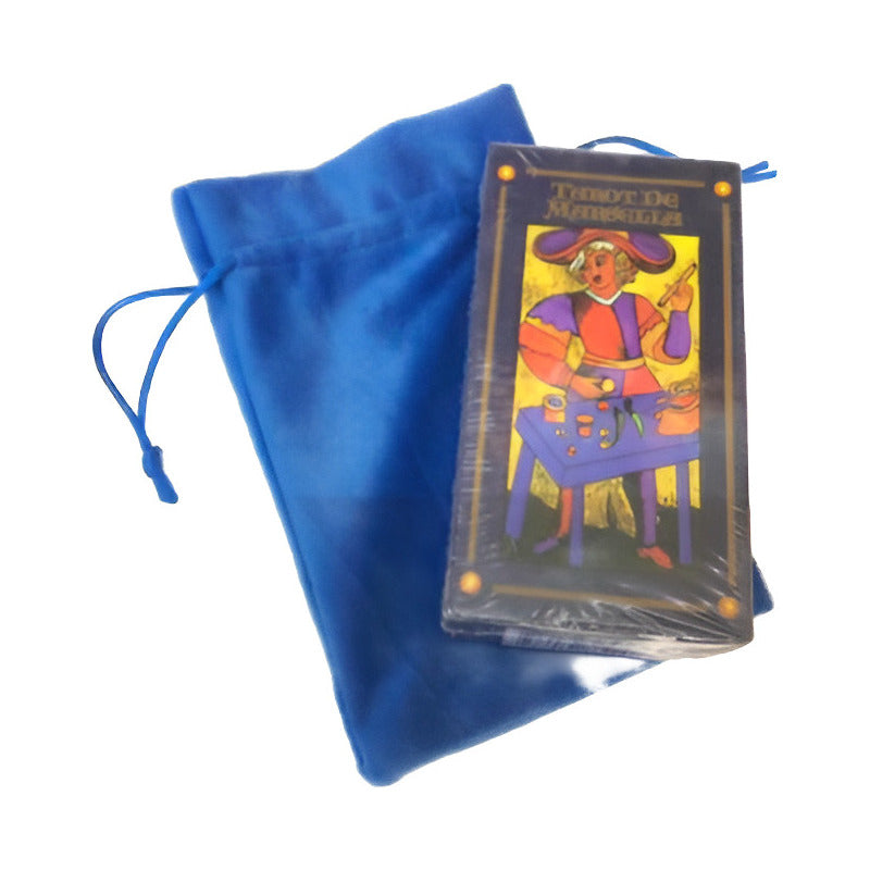 Marseille Tarot + Amulet + Tarot Bag + Book 13.4 cm