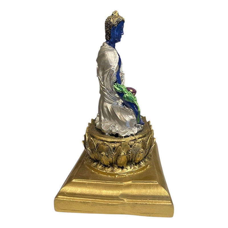 Buddha of Health and Meditation 15 cm Resin Sculpture
