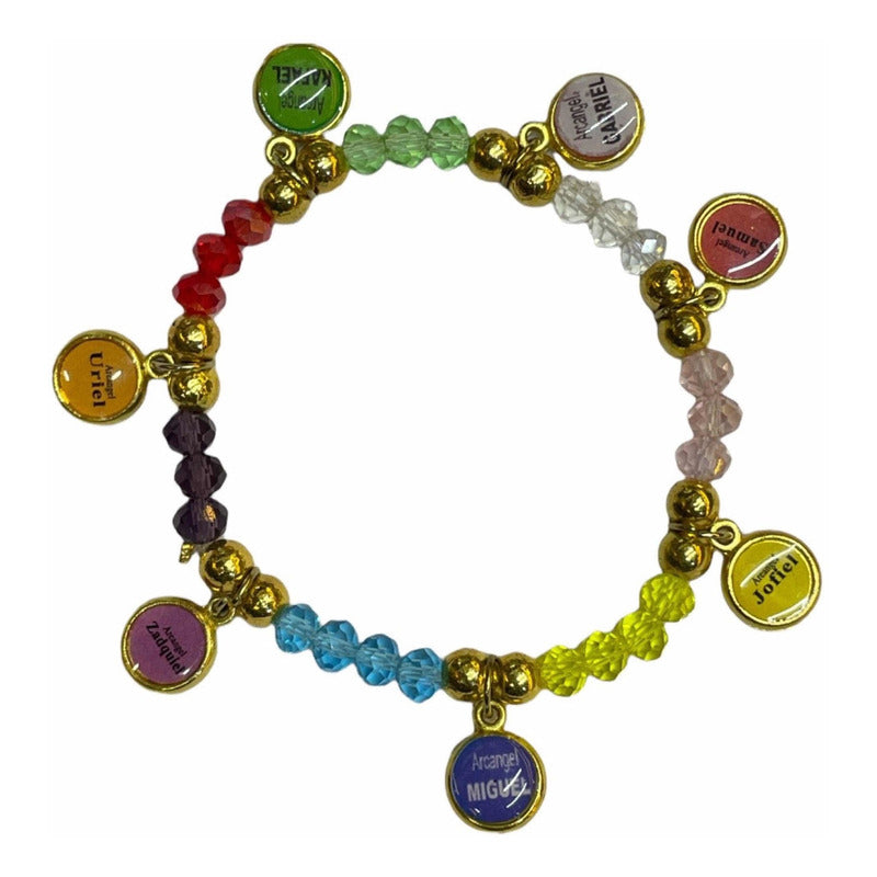 7 Archangels Bracelet With Crystal