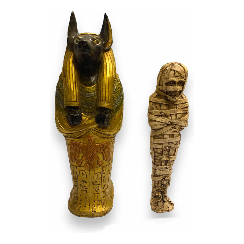 Sarcophagus Of Anubis Resin Figure 19 Cm