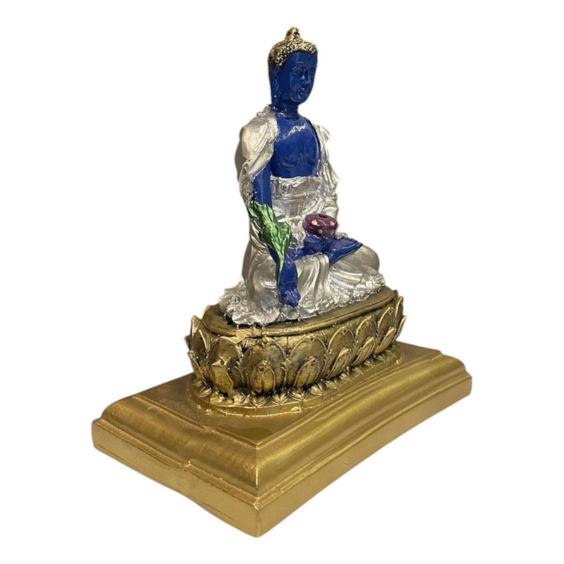 Buddha of Health and Meditation 15 cm Resin Sculpture