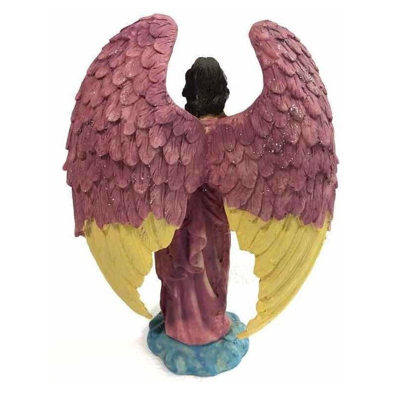 Erzengel Metatron aus handbemaltem Nationalharz, 23 cm
