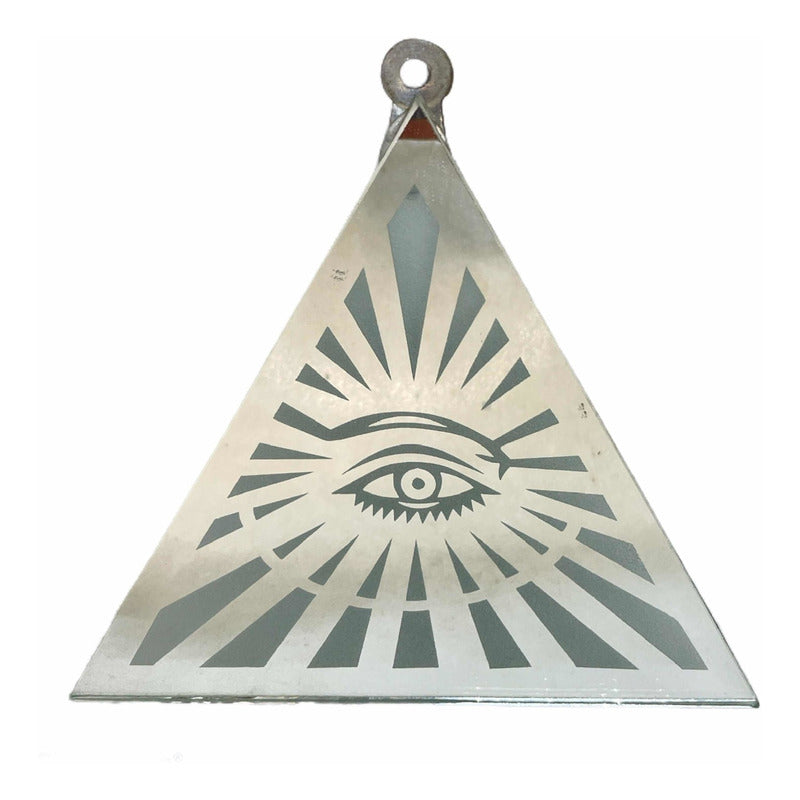 Divine Eye Engraved Mirror 7x7 cm