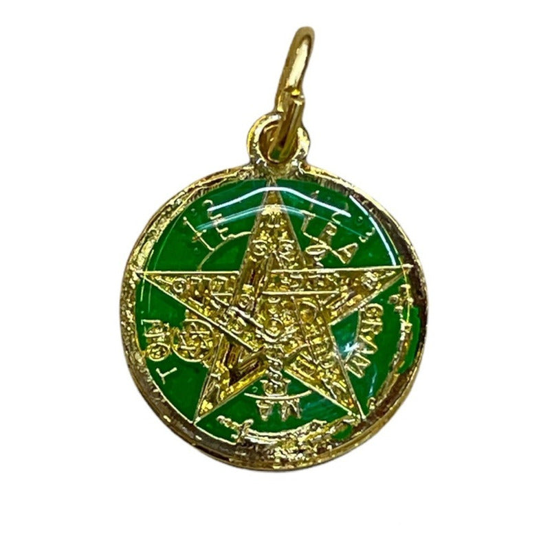 Ritualized Pentagram or Tetragrammaton 7 Visible Metals