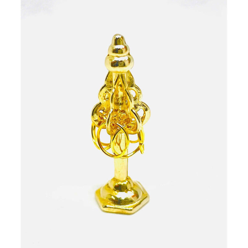 Victory Banner Feng Shui Amulet Gold Plated 4cm